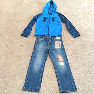 Under Armour Jacket/ Wrangler Bundle.